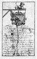 Trade card for Thomas Johnston, Japaner of London, 1732