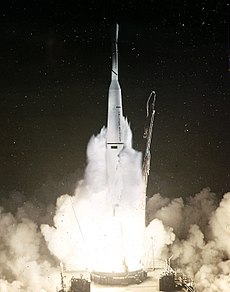 Launch of TIROS-3. Thor-Delta TIROS III launch.jpg