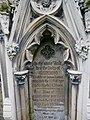 The tomb of James Rattee at Mill Road Cemetery, Cambridge. [113]