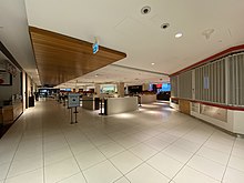 Food court in the complex's underground concourse. Toronto-Dominion Centre Basement Food Court 2021.jpg