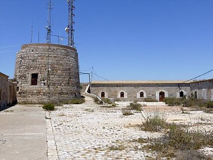Martello tower at Castle of San Julian, Cartagena de Levante