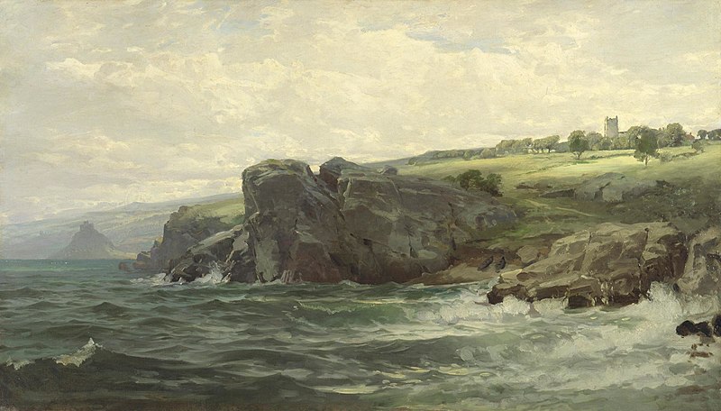 File:Tower on the Cornish Coast-William Trost Richards.jpg