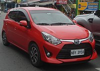 Toyota Wigo 1.0 G (first facelift, Philippines)