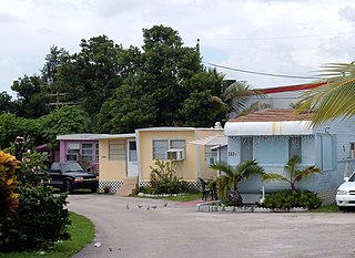 Trailer park Temporary or permanent area for mobile homes