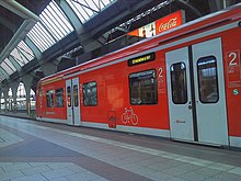 Eine S-Bahn auf der Linie S3