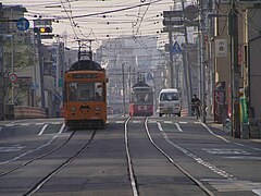 Tramway at Okayama city .JPG