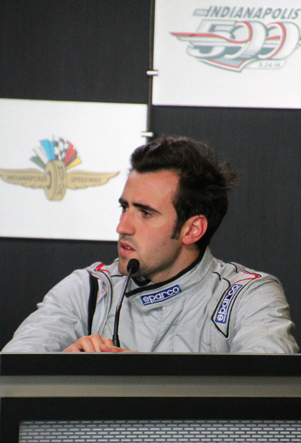 Vautier at the Indianapolis Motor Speedway in 2015