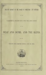 Thumbnail for File:Twelfth Report of the Board of Directors and Officers of the California Institution for the Education of the Deaf and Dumb, and the Blind, for the Twenty-Four Months ending June 30 (IA twelfthreportofb0000unse).pdf