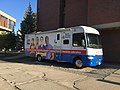 English: Weed Hall on South Campus with the Bring Diversity to Nursing Mobile Simulation Laboratory