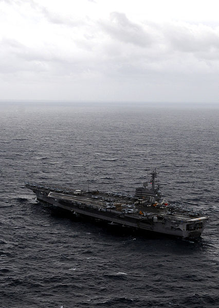 File:US Navy 110125-N-6632S-240 The aircraft carrier USS George H.W. Bush (CVN 77) is underway in the Atlantic Ocean conducting a composite training uni.jpg