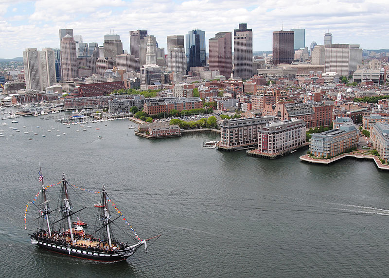 File:US Navy 110603-N-SH953-005 USS Constitution sails into Boston Harbor during an underway Battle of Midway commemoration.jpg