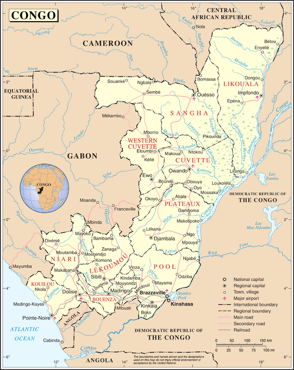 Geografía de la República del Congo