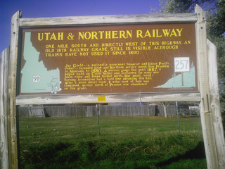 <span class="mw-page-title-main">Utah and Northern Railway</span> Former American railroad company