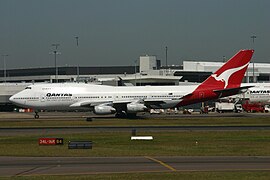 Boeing 747-400 (VH-OJA) retired