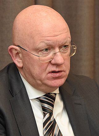 <span class="mw-page-title-main">Vasily Nebenzya</span> Russian diplomat (born 1962)