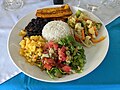 * Nomination A vegetarian casado plate, served at Restaurante La Amistad in Alajuela, Costa Rica. --Grendelkhan 00:11, 1 April 2024 (UTC) * Promotion  Support Ok but would be better with more DOF (higher f-stop). --Plozessor 04:38, 1 April 2024 (UTC)