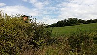 Čeština: Označení přírodní památky Na opukách, okres Strakonice, Jihočeský kraj. English: Natural monument Na opukách, Strakonice District, south Bohemia, Czechia.