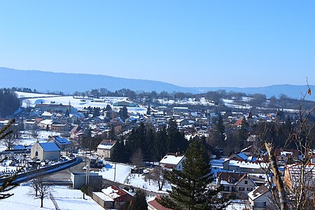 Vue Clairvaux les Lacs