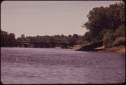 WEST BANK OF THE MISSISSIPPI RIVER NEAR 55TH AVENUE, NORTH, IN BROOKLYN CENTER, A SUBURB OF MINNEAPOLIS - NARA - 551527.jpg