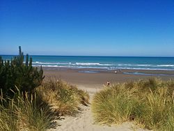 Waikuku beach