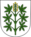 Hanfstängel (männlich) im Wappen von Wangen-Brüttisellen, Schweiz