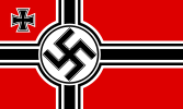 War Flag of NS-Germany (1935–1945), now forbidden in Germany