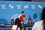 Deutsch: Gewichtheben bei den Olympischen Jugendspielen 2018; Tag 2, 10. Oktober 2018; Jungen 62 kg English: Weightlifting at the 2018 Summer Youth Olympics at 8 October 2018 – Boys' 62 kg