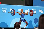 Deutsch: Gewichtheben bei den Olympischen Jugendspielen 2018; Tag 2, 10. Oktober 2018; Jungen 62 kg English: Weightlifting at the 2018 Summer Youth Olympics at 8 October 2018 – Boys' 62 kg