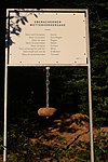 Weather forecast stone near Oberachern