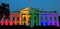 White House rainbow for SCOTUS ruling on same-sex marriage (cropped).jpg