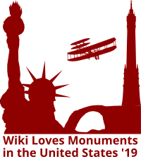 Wiki Loves Monuments 2019 in the United States - Logo (text under).svg