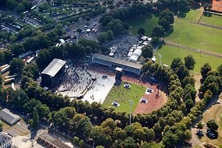 Sachs-Stadion vor einem Popkonzert 2013