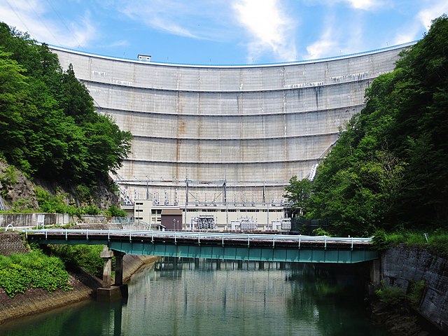 Yagisawa Dam, the biggest reservoir