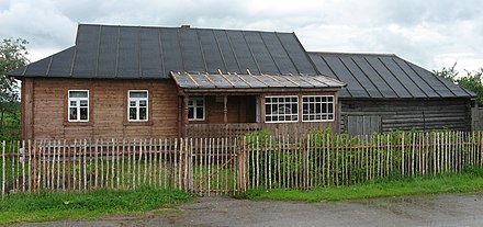 Gagarin family home in Klushino