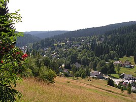 Wildenthal, Blickrichtung Oberwildenthal