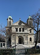 Église Saint-Jacques Saint-Christophe de la Villette, west facade
