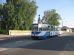 Трамвай № 3 на вулиці Богдана Хмельницького