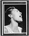 (Portrait of Billie Holiday, Downbeat, New York, N.Y., ca. Feb. 1947) (LOC) (4843765564).jpg