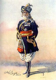 BRITISH INDIAN ARMY UNIFORMS. The 13th Bengal Lancers Regiment