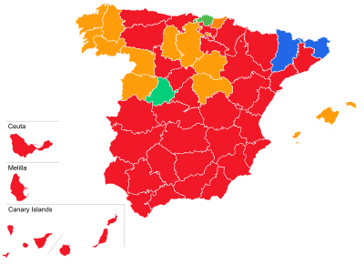 1987 European election in Spain - Simple.svg