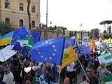 English: Rome, Bocca della verità, march.