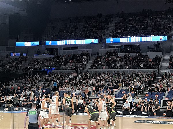 S.E. Melbourne Phoenix and Melbourne United at John Cain Arena