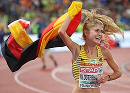 Überraschend wurde Konstanze Klosterhalfen nach ihrem vierten Platz über 10.000 Meter Europameisterin über 5000 Meter