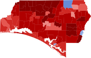 2022 Florida's State Senate District 2 election by precinct.svg