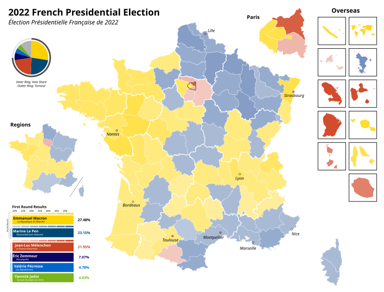 File:2022 French Presidential Election First Round Map.svg