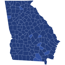 2024 Georgia Democratic presidential primary results by county.svg