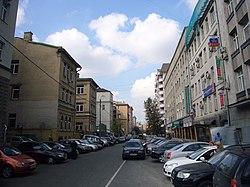 Вторая Тверская-Ямская улица со стороны 1-го Тверского-Ямского переулка