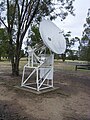 Small non-functional demonstration receiver dish, on the site of the Australia Telescope Compact Array.