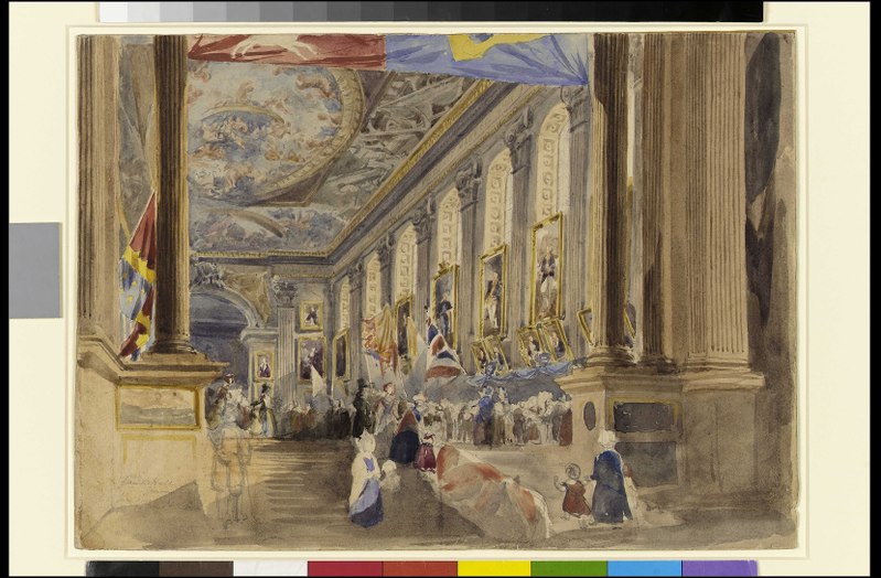 File:A 'fancy fair' for the Shipwrecked Fishermen and Mariners' Benevolent Society in the Painted Hall, Greenwich RMG PY3255.tiff