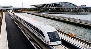 <span class="mw-page-title-main">Shanghai maglev train</span> Railway line in Shanghai using magnetic levitation train